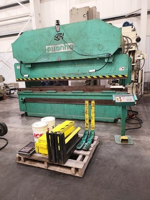 1/4'' x 10'  Piranha Hyd Brake, 12' x 175 Ton Cap., Manual B G, Loaded, 2004