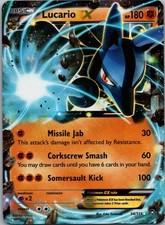 Pokemon TCG Lucario-EX 54/111 Furious Fists Holo LP on eBay
