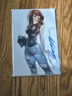 Amazing Spider-man 14K J Scott Campbell Virgin Sketch MJ Exc SIGNED w/COA Marvel