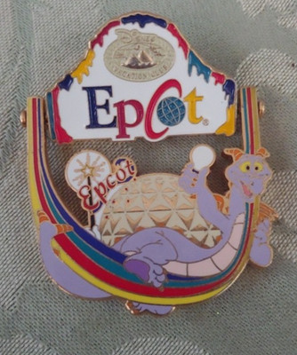 Figment Swing Pin 2005 LE 5000 DVC Exclusive Disney Vacation Club Epcot RARE WDW