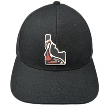 Branded Bills Snapback Trucker Hat Black One Size Idaho State Patch