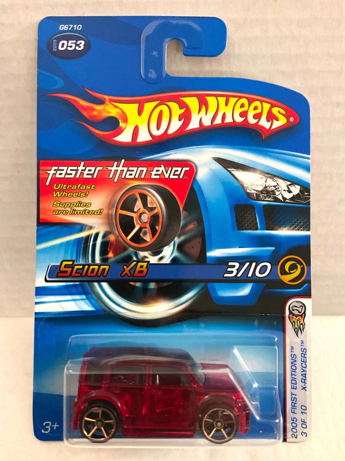 Hot Wheels SCION xB - 2005 First Editions #053 FASTER THAN EVER FTE - METAL Base