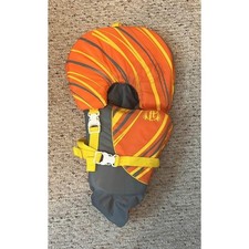 Full Throttle Infant Life Vest Orange Gray Yellow USCG Near Shore Buoyant Vest
