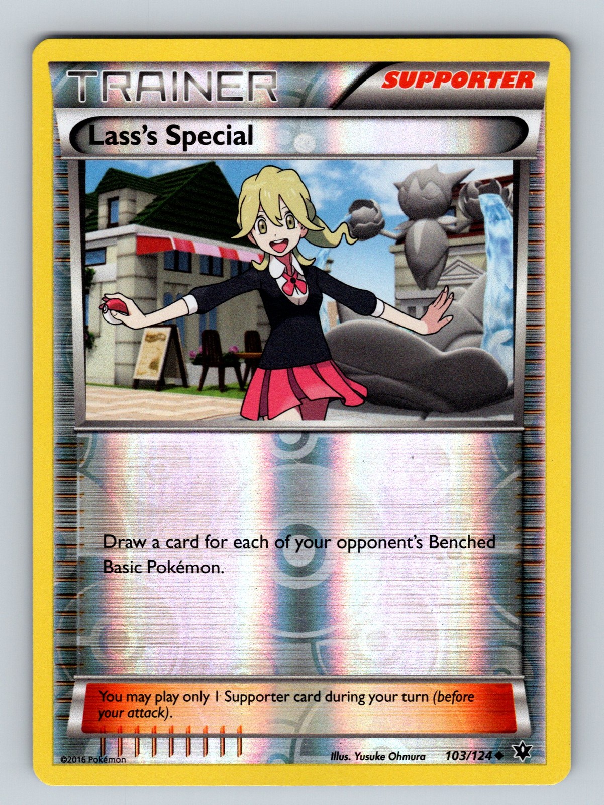 Pokemon XY - Fates Collide #103/124 Lass's Special Reverse Holo