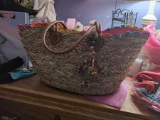 Sun N Sand Artist Shoulder Tote Beach Bag XL