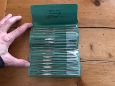 Vintage Lee Wards Crochet Hook Set 0-14 Made in Japan 15 Steel Hooks Missing 2