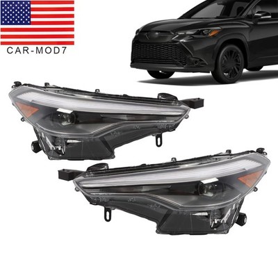 Pair For 2022-2024 Toyota Corolla Cross XLE LED Headlights Left+