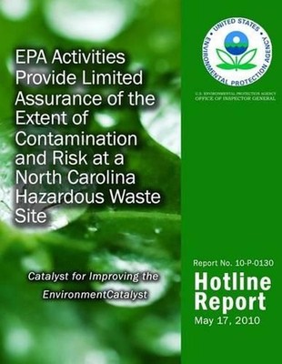 EPA Activities Provide Limited Assurance of the Extent of Contamination and Risk