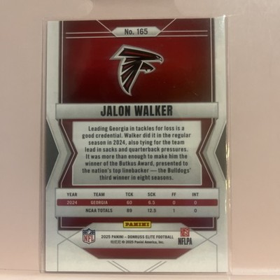 2025 Panini Donruss Elite - Rookies Jalon Walker #165 Aspirations