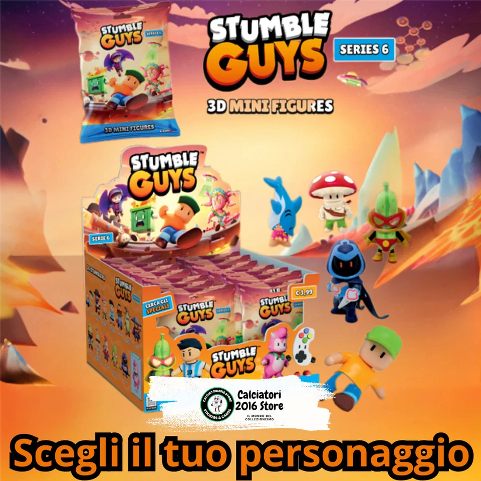 Stumble Guys Serie 6 2025 Diramix - Scegli 3D Mini Figures