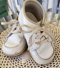 Vintage Stride Rite Baby Walking Shoe Leather 4-1/2 EE