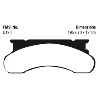 For Ford E-250 Econoline 76-88 Brake Pads EBC Greenstuff 6000 Series Truck & SUV Foto 2 de 3