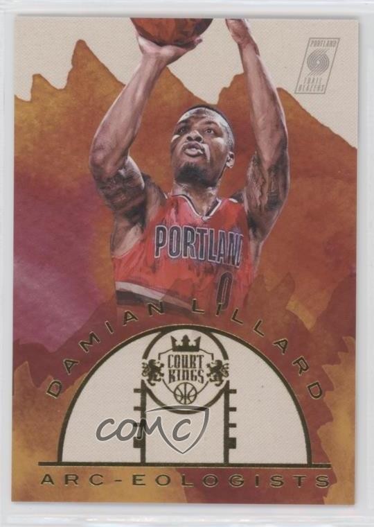 2016-17 Panini Court Kings ARC-Eologists Damian Lillard #3 7f0