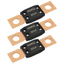 Joinfworld 80A MEGA Fuse, High Current Bolt Mount Automotive 80 Amp MEGA/AMG... 