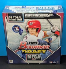 2025 Bowman Draft Chrome Mega Box ⚾ 2 Mega Refractor Packs MLB Baseball