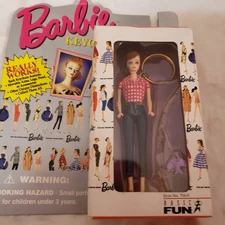  Vintage 1995 Picnic Barbie Keychain #704-0 Basic Fun Mattel NOS Moveable Parts 