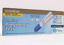 GoodSense One Step Pregnancy Test   2  Tests   Over  99 Accurate Kroger Brand