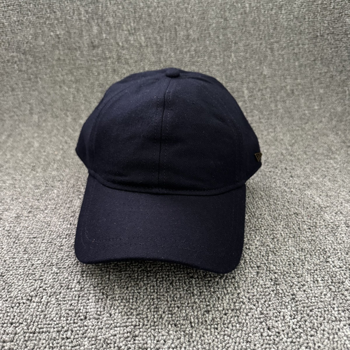 New Era Navy Strapback Baseball Cap OSFM Curved Brim