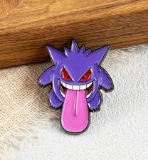 Pokemon Gengar Enamel Pin Ghost Type Pocket Monster Lapel Badge