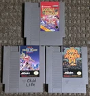 Double Dragon 1, II, & III NES Nintendo Cleaned Tested Working! Trilogy 1 2 3