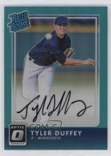 2016 Donruss Optic Rated Rookies Signatures Aqua 10/125 Tyler Duffey Auto 2t7