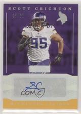 2016 Panini Donruss Signature Series Holo Silver 23/50 Scott Crichton Auto 0c2
