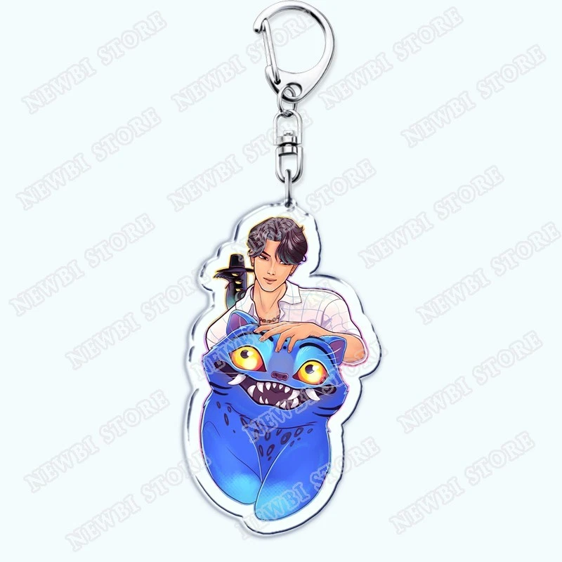 KPOP DEMON HUNTERS SAJA BOYS DERPY TIGER KEYCHAINS