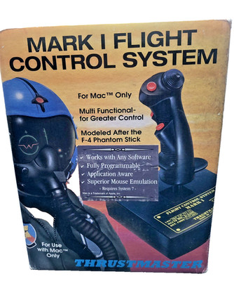 Vintage Thrustmaster Flight Control System Mark 1 For Mac Only