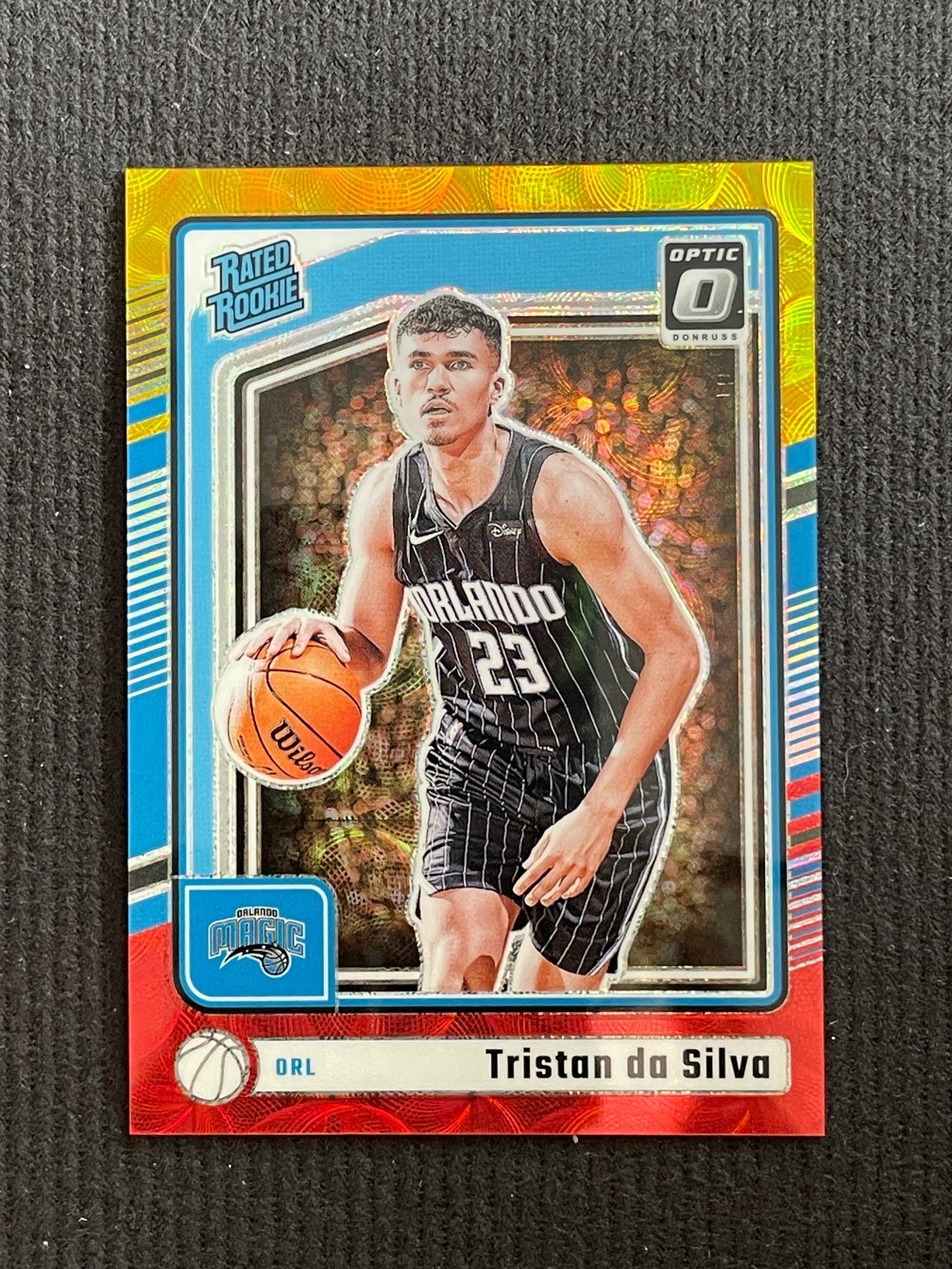 Tristan Da Silva 2024-25 Panini Donruss Optic RC Yellow Red 34/99 #260