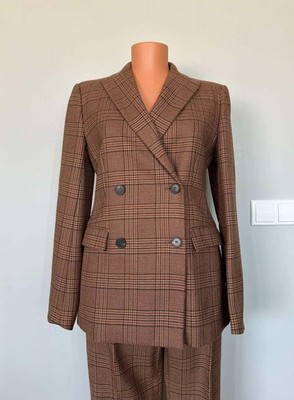 Weekend Max Mara | Virgin Wool Plaid Suit Set | Women s US 6 |Tailored Two-Piece