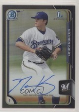 2015 Bowman Draft Asia Exclusive Black Refractor 2/35 Nathan Kirby Auto i5q