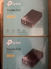  Set Of Two tp-link Gigabit PoE Injector TL-POE150S