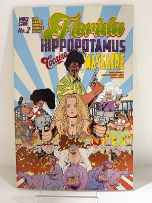 Florida Hippopotamus Cocaine Massacre #2 CVR A James Edward Clark NM