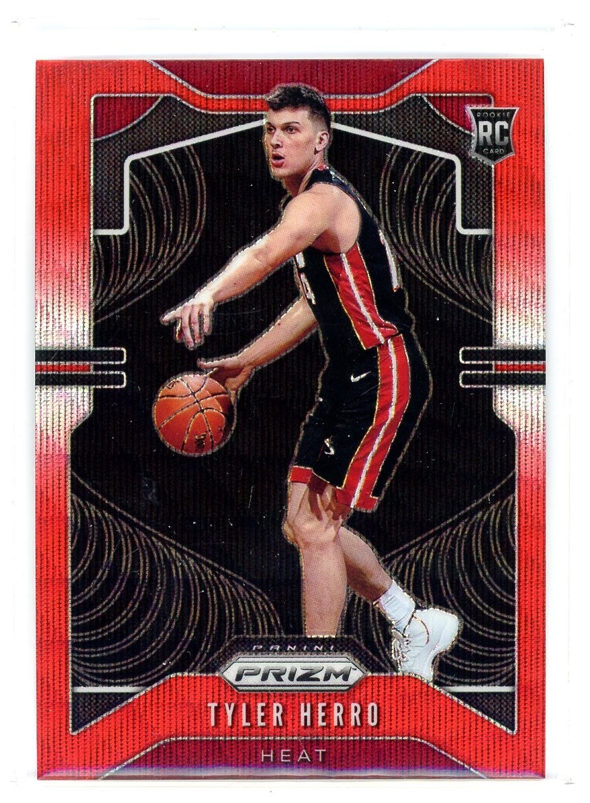 2019-20 Panini Prizm Tyler Herro RC Rookie Ruby Wave Prizm (DG)