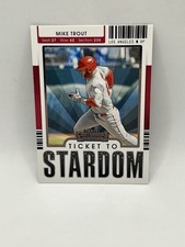 Mike Trout Ticket To Stardom 2021 Panini -Contenders Baseball #TTS-MT