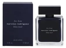 Narciso Rodriguez Him Bleu Noir Eau de Toilette Spray for Men, 3.3 Ounce