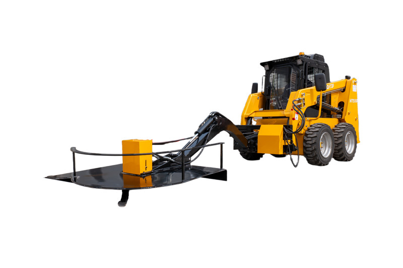 BIDfor 72'' Articulating Boom Brush Side Cutter Attachment for Skid Steer Loader
