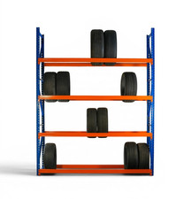 New Heavy Duty Tyre Racking Storage 3m H x 2m W x 550mm D Garage MOT Workshop UK