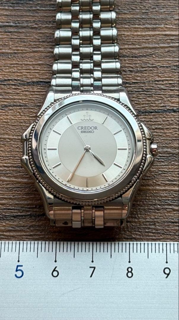 時計 SEIKO CREDOR 8J81-6A20 SEIKO Credor Pacific 8J81-6A20 Quartz Luxury Watch Silver Dial