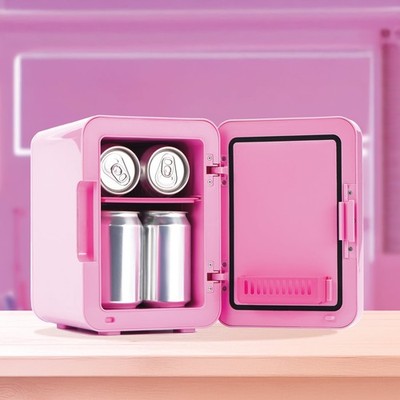 Hello Kitty 19271 Mini Fridge, Thermoelectric Cooler, Pink, 4