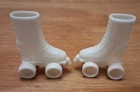 VTG Mattel Barbie ~ 1980s Roller Skates ~ White EXCELLENT Accessory See Photos