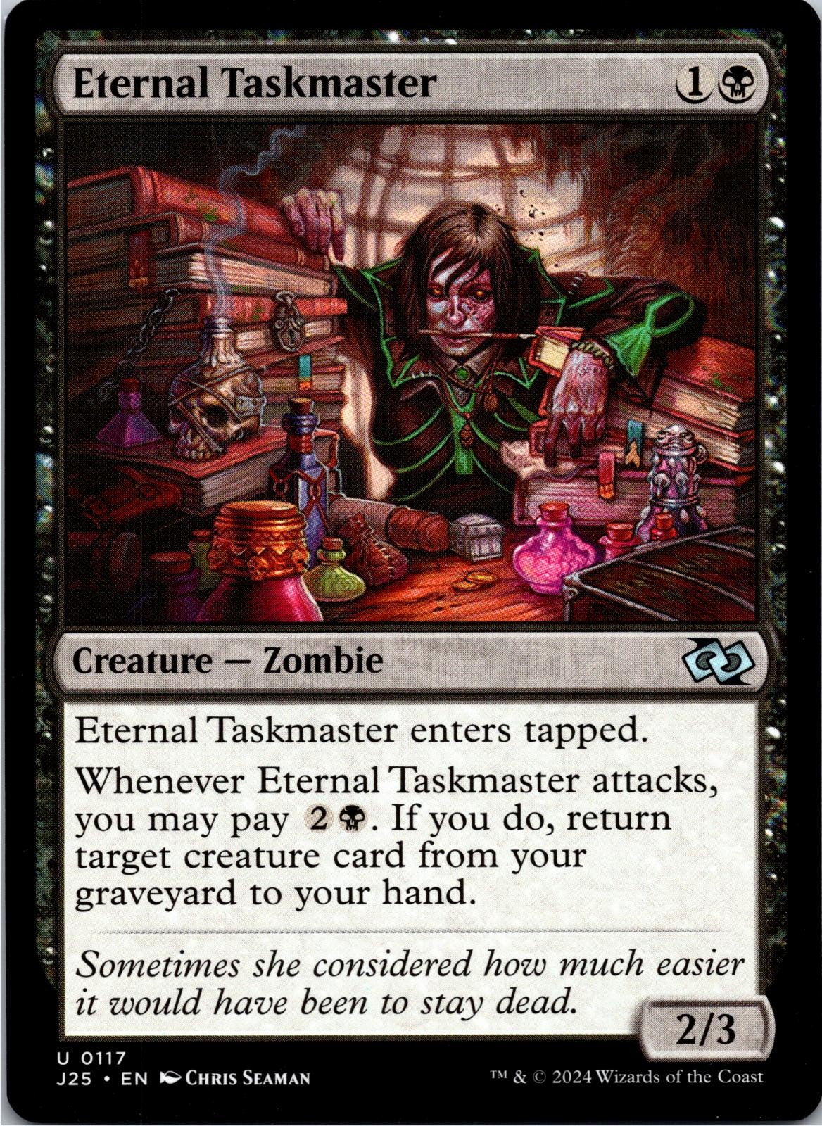 Eternal Taskmaster Foundations Jumpstart 117 Near Mint