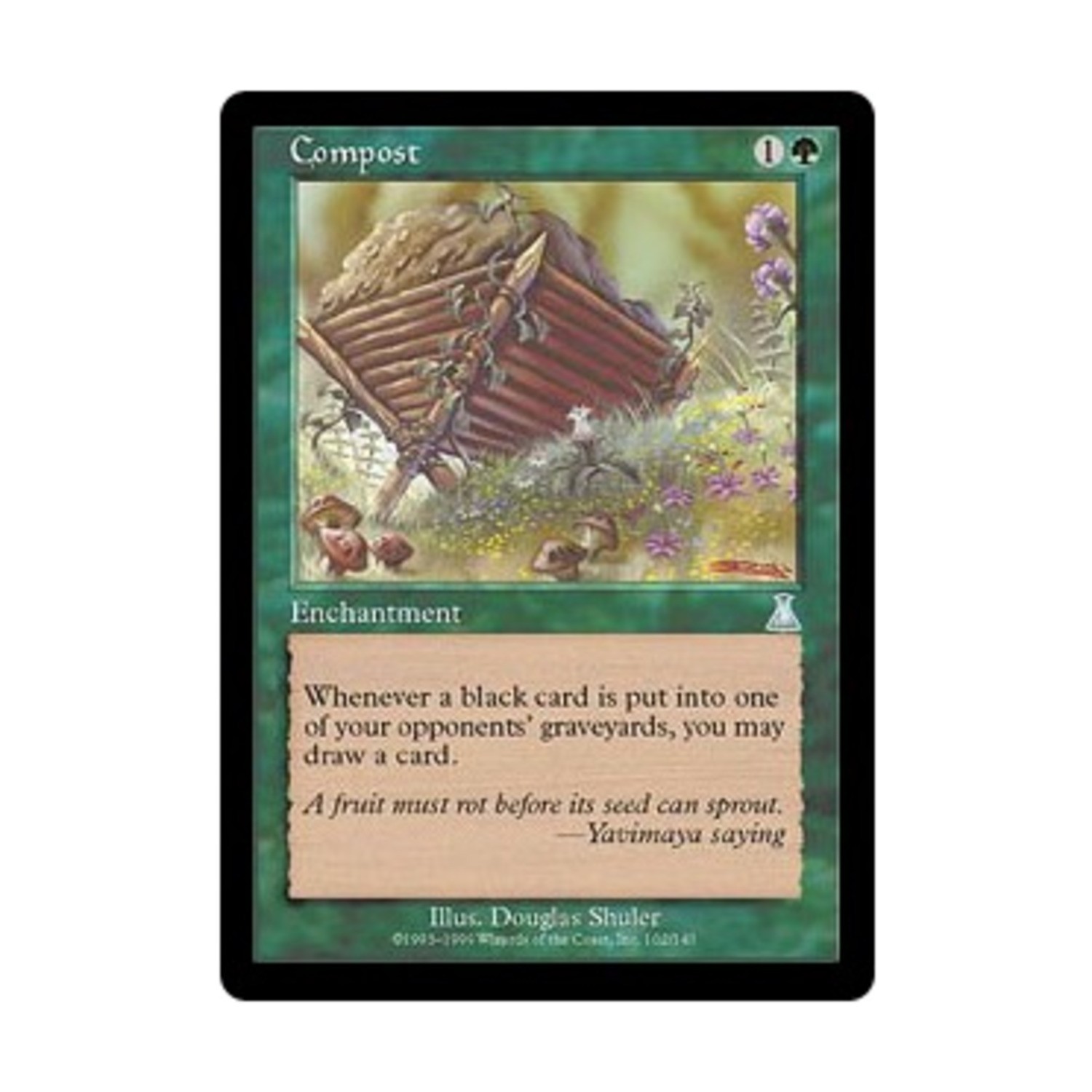 WOTC MtG Urza's Destiny Compost (U) (Foil) NM