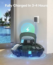 Whinny Pool Cleaner Cordless Robotic Pool Vacuum Cleaner