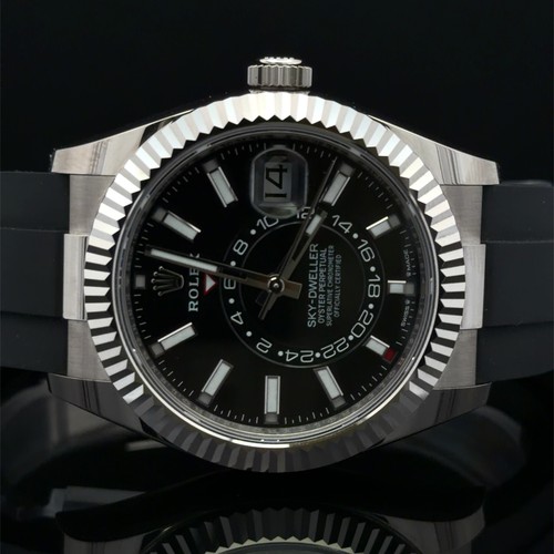 Rolex Sky-Dweller 336239 White Gold Oysterflex Black Dial 42mm
