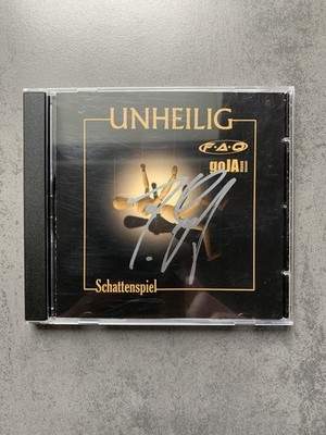Unheilig Schattenspiel CD Vom Grafen signiert Rarität 