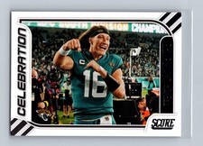 Trevor Lawrence Jacksonville Jaguars #20 2023 Score Celebration Football
