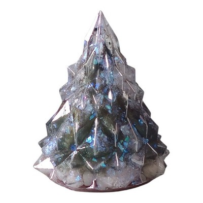 Darby's Treasures Winter Magic Tree Resin 2in x 2.5in Signed By Artist S. Darby