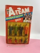 Vintage Orig. The A-Team Soldiers of Fortune Figure 4 Pack Galoob Factory Sealed