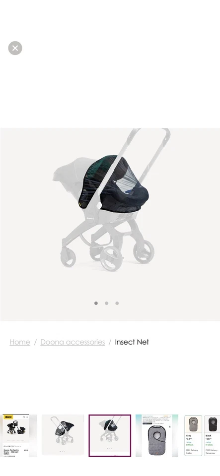 Cochecito y Base Doona Unisex Todo Trasero Poco Uso Excelente Estado Foto 3 de 4